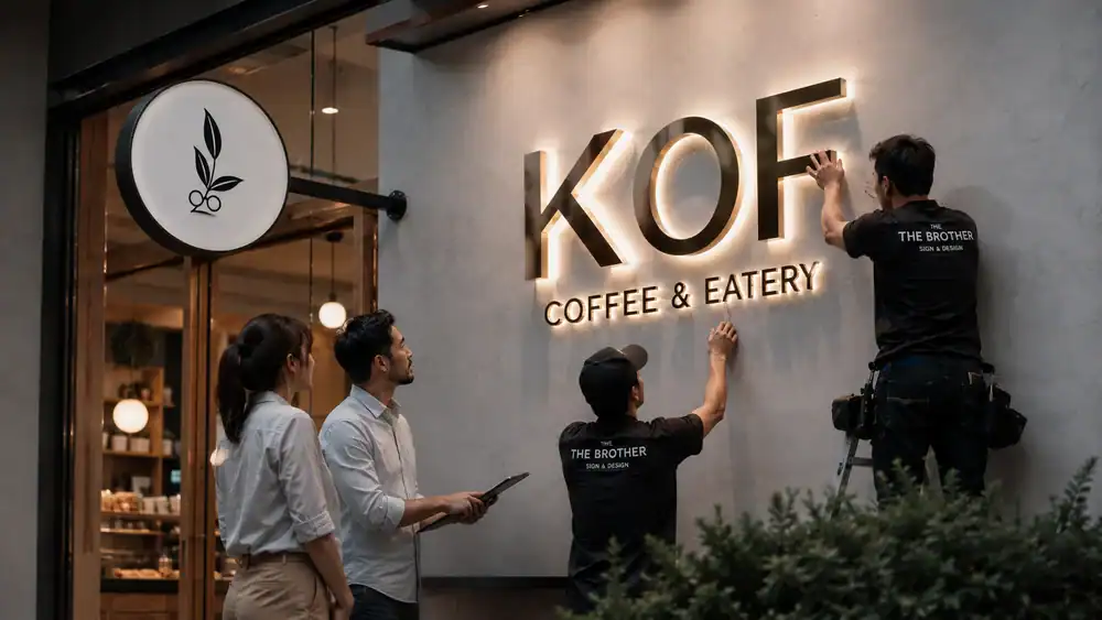 ป้ายอักษรไฟสำหรับคาเฟ่และร้านอาหาร สำคัญต่อธุรกิจอย่างไร?