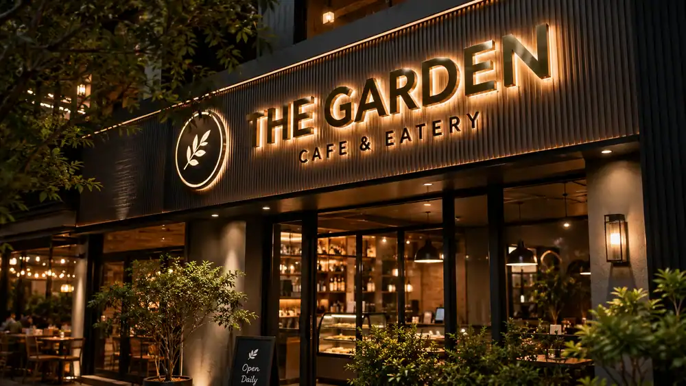 5 เทคนิคออกแบบป้ายไฟหน้าร้านสวยๆ ให้โดดเด่นและมองเห็นได้ชัด